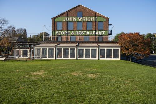 Outside view of the John Wright Store and Restaurant