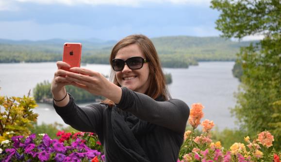 Selfie on the Lake View Deck Selfie on the Lake View Deck