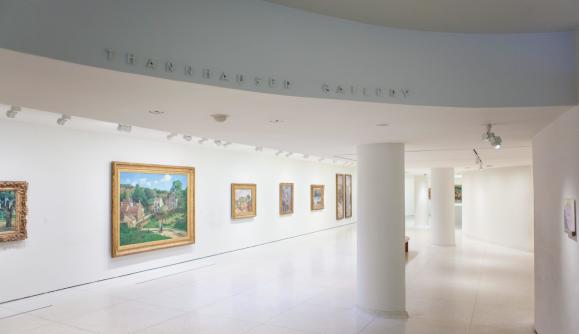 Interior exhibit of paintings in Solomon R. Guggenheim Museum; Photo by Tagger Yancey IV Interior exhibit of paintings in Solomon R. Guggenheim Museum; Photo by Tagger Yancey IV