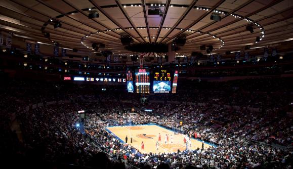 Interior of Madison Square Garden Interior of Madison Square Garden
