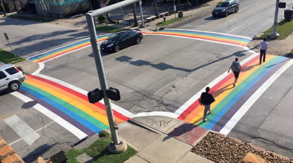 Rainbow Crosswalk