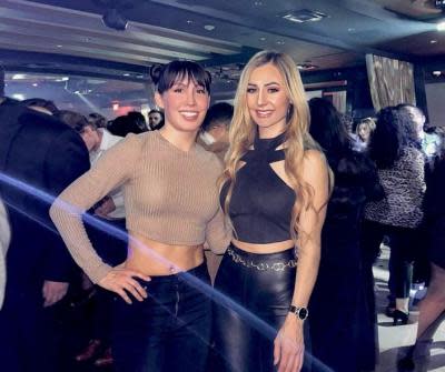 2 women enjoying the nightlife