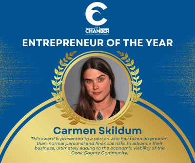 2025 Chamber Entreprenuer of the Year - Carmen Skildum