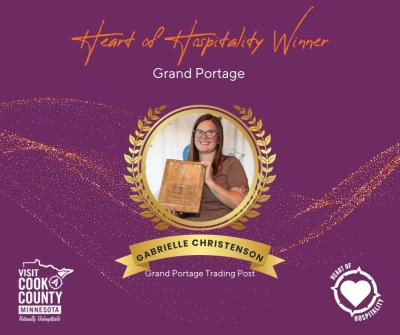 Heart of Hospitality Award Winner - 2026 - GP - Gabrielle Christenson