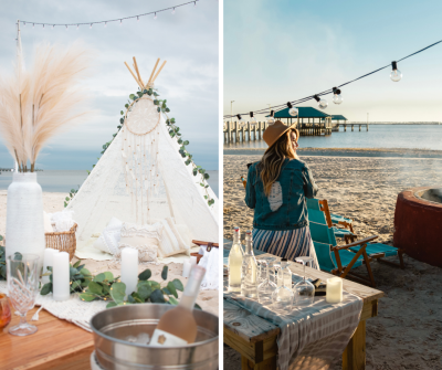 Beachfront picnic options