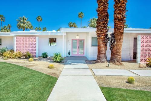 Marquee at Twin Palms home for Modernism Week in Palm Springs