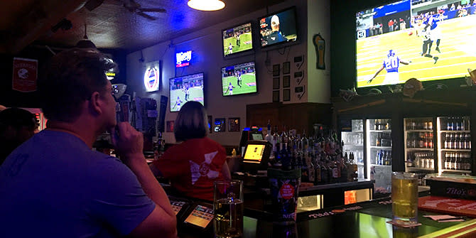 Sports bars near the Intrust Bank Arena