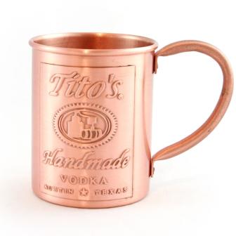 Tito's Copper Mug. Photo by Tito's Handmade Vodka