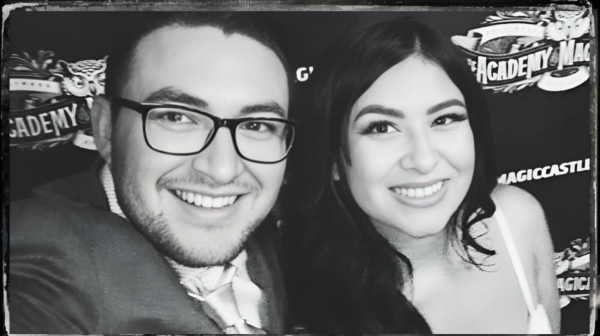 Jacqueline and Chris Menjivar at the Magic Castle, Hollywood