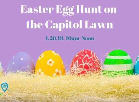 Easter Egg Hunt on Capitol Lawn