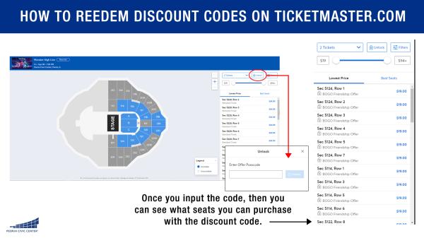 How to redeem discount codes on Ticketmaster