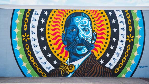 Public art of Bass Reeves Mural