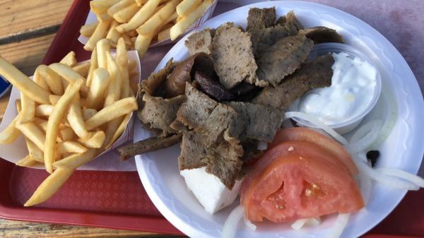 Greek flavors and American favorites can be found at King Gyros in Mooresville. Photo from Ty Y., via Yelp.