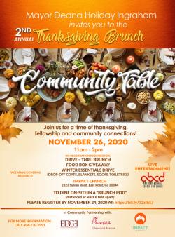 EP Mayor's Thanksgiving Brunch