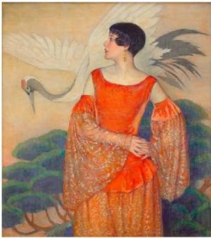 Edwin Church - Lady in Charlotte’s Dress