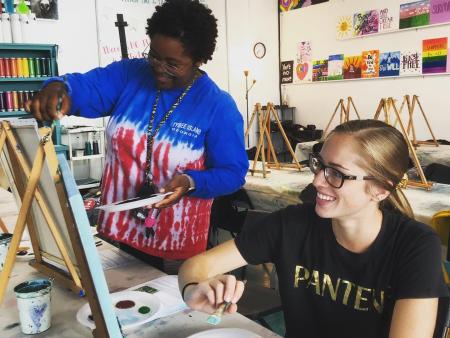 artini's live painting