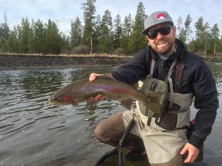 Ethan w/ Rainbow Trout | Photo: Alex Mansfield