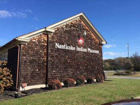 The exterior of the Nanticoke Indian Museum on a sunny day.