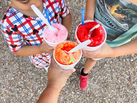 Snow Cone Lady 3 Kids