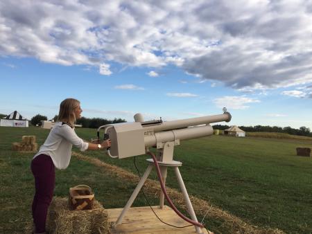 Fire the apple cannon at Beasley's Orchard in Danville!