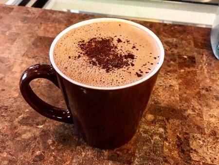 A delicious latte from The Beehive in Danville