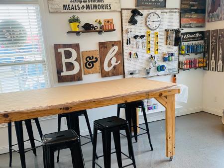 Board and Brush, DIY studio, Brownsburg