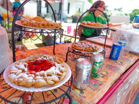 Yam & Ham Festival Food in Smithfield, NC.