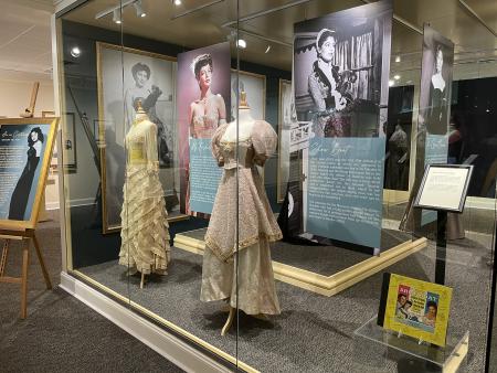 Ava Exhibit of Movie Costumes at the Ava Gardner Museum, Smithfield, NC.