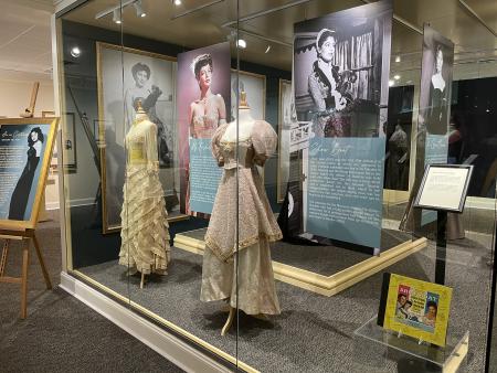 Ava Exhibit of Movie Costumes at the Ava Gardner Museum, Smithfield, NC.