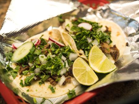 mexican food tacos at el ocho loco in erlanger kentucky