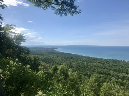 Lake Michigan Overlook at Alligator Hill