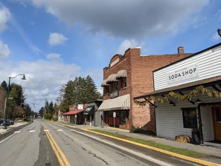 Church Street in Wilkeson Washington