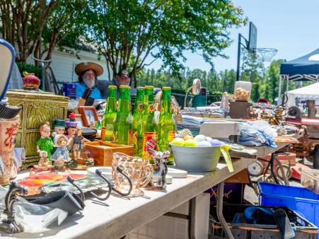 A vendor booth at the 301 Endless Yard Sale.