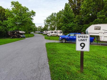 campground at big bone lick state historic site in union, ky
