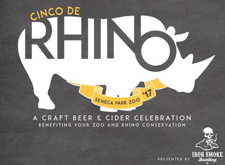 2017 Cinco De Rhino logo from Seneca Park Zoo