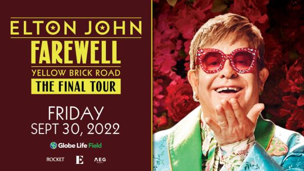 Elton John’s Farewell Yellow Brick Road: The Final Tour Flyer