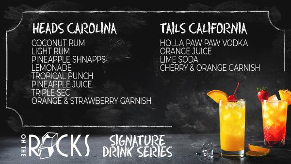 On The Rocks Signature Drinks
