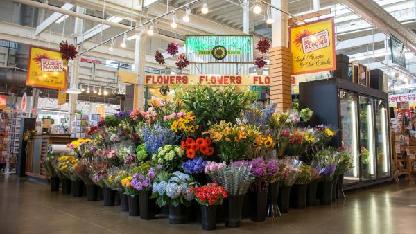 Market Blooms inside North Market