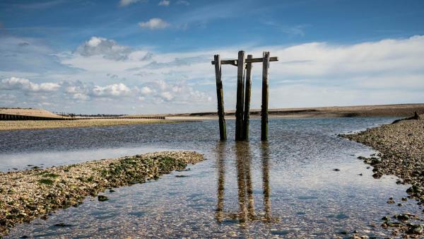 A view of the coastline from Church Norton, Selsey