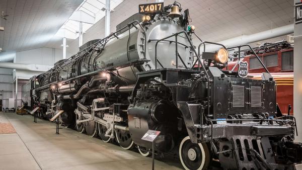 Train at the National Railroad Museum