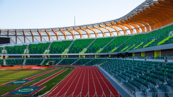 Lanes in Hayward Field
