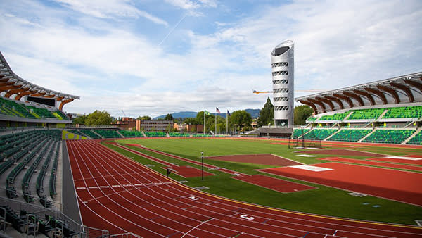 Inside Hayward Field