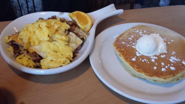 You'll find an extensive menu for breakfast, lunch and dinner at Blueberry Hill Pancake House in Mooresville.