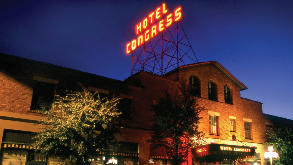 Hotel Congress in the historic Downton Tucson District