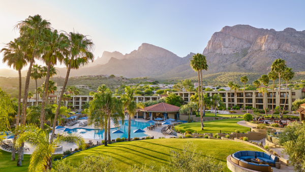 El Conquistador, a Hilton Resort, at the base of the Catalina Mountains