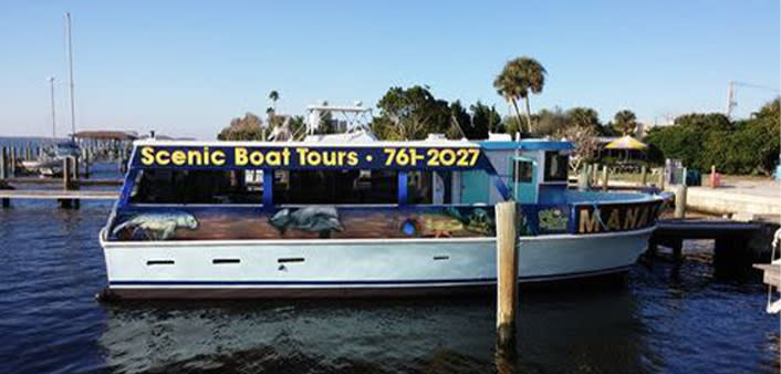 The Manatee Scenic Boat Tour boat