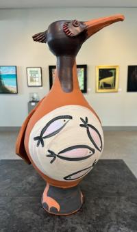 Greg Jaris Cormorant Vase