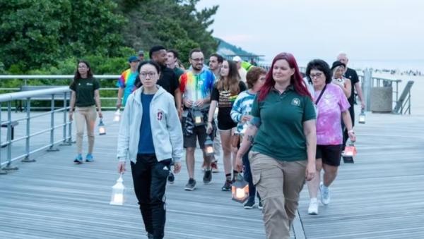 Rainbow Lantern Walk