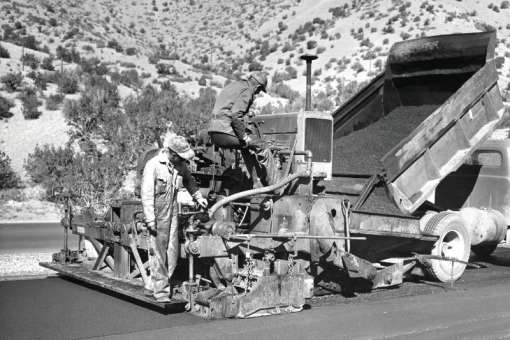Construction of U.S. 66, Tijeras, NM (1935)