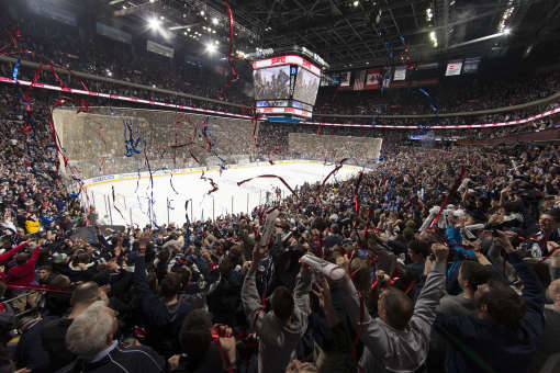 Nationwide Arena - CBJ - Pittsburgh - First Home Playoff Win